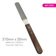 Špatula metalna prava 21cm Art.0315